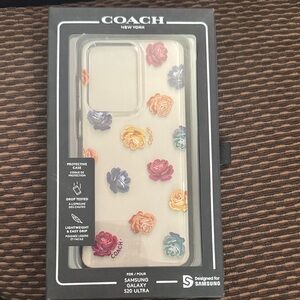 Coach New York  Case for the Samsung Galaxy S20 Dreamy Peony Clear/Rainbow